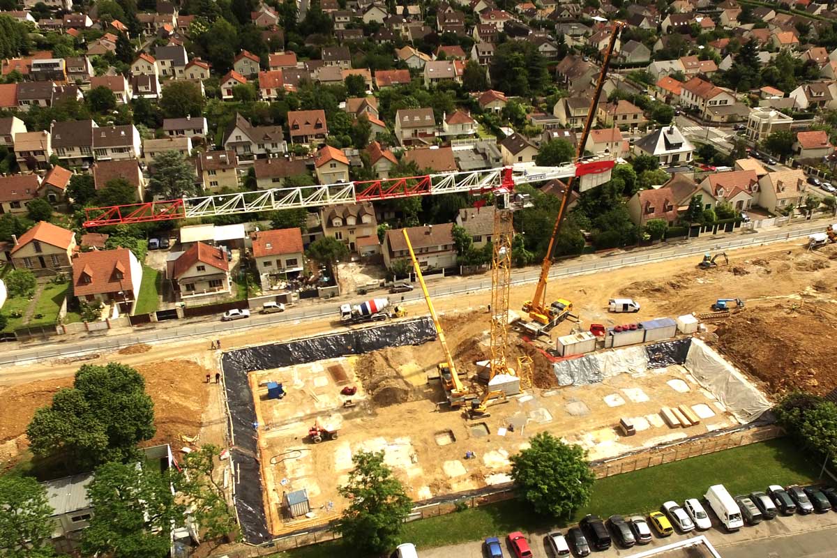 Chantier drone formation