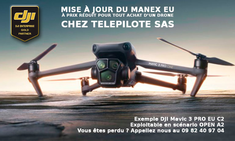 Manex EU mise à jour gratuite drone